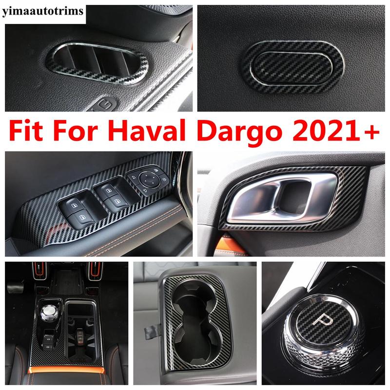 Air Vent / P Button / Window Lift / Water Cup Holder / Gear Shift / GLove Box Cover Trim Accessories For Haval Dargo