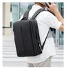 Men's Water-Resistant Casual Business Laptop Backpack with Large Capacity