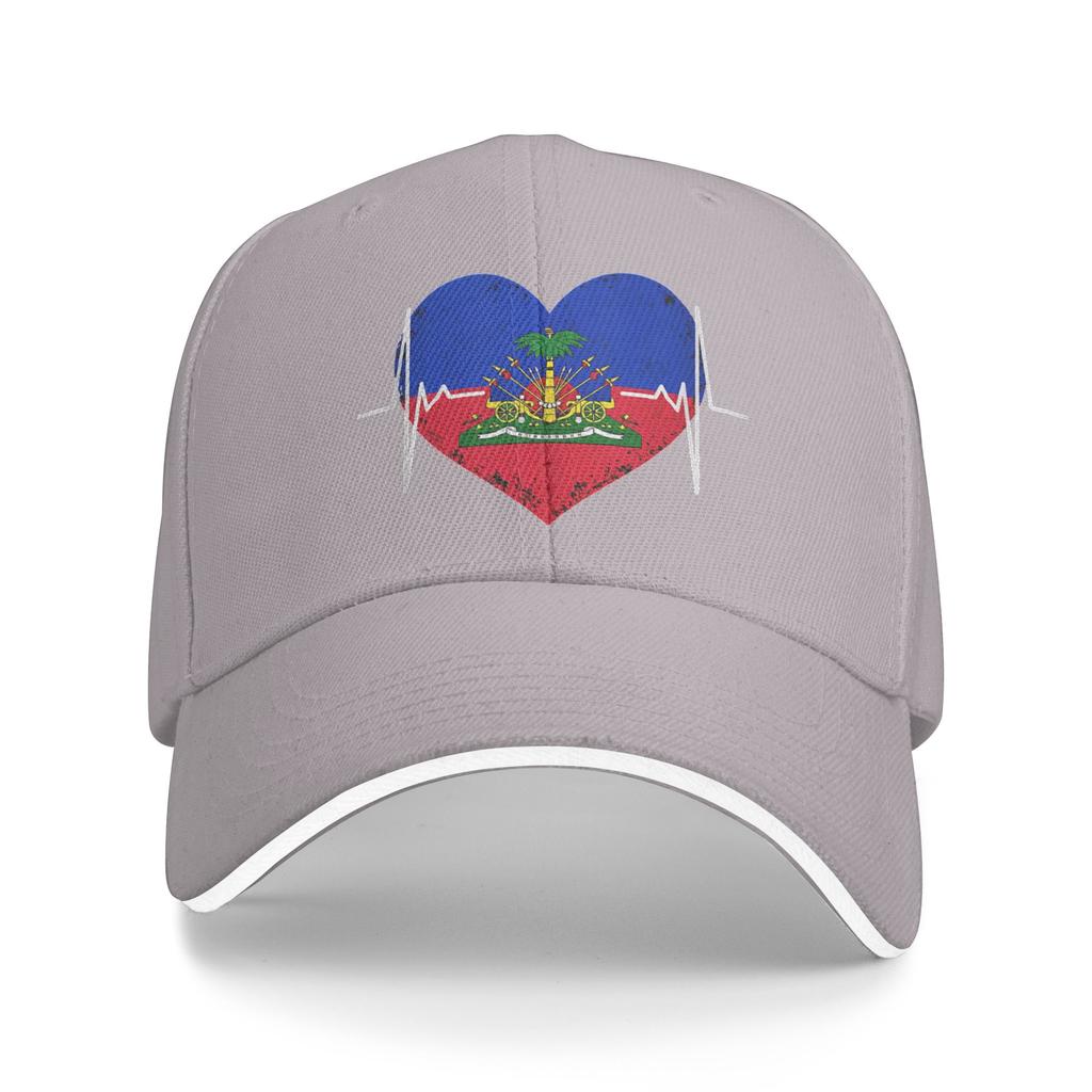 Haitian Heritage Flag Day Month Love Haiti Pride Baseball Cap Male Hip Hop Hats Spring Streetwear Running Hippie Baseball Caps