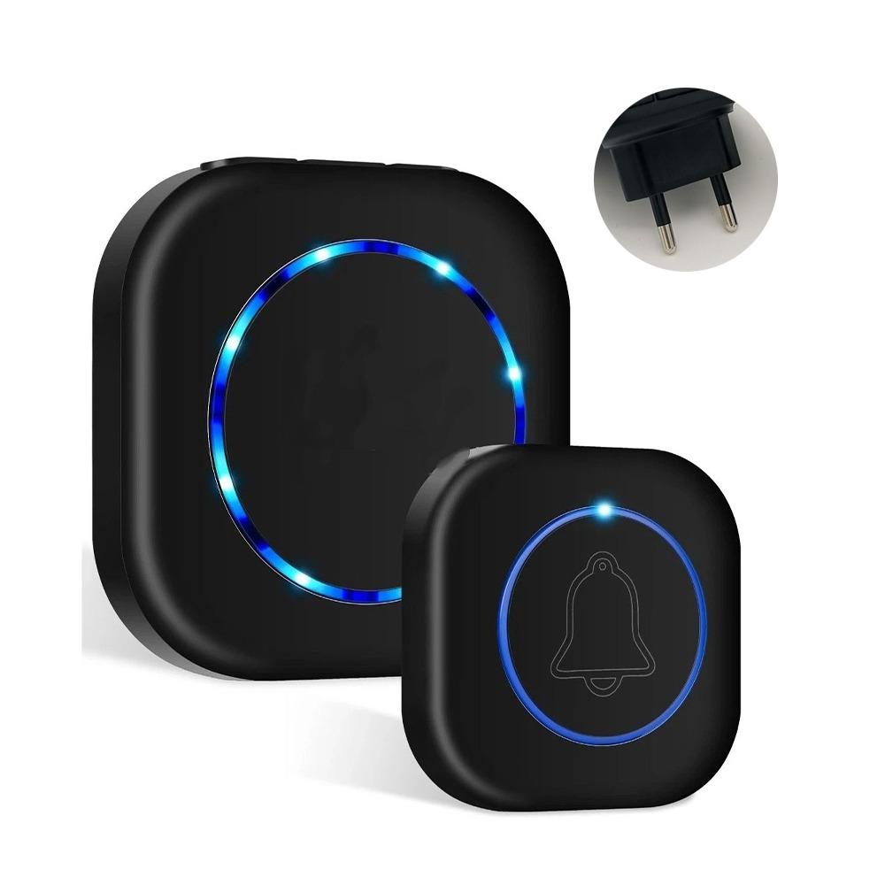 4 Volume Levels Wireless Doorbell Intelligent Electronic Doorbell Door Bell Chime  Elderly Pager