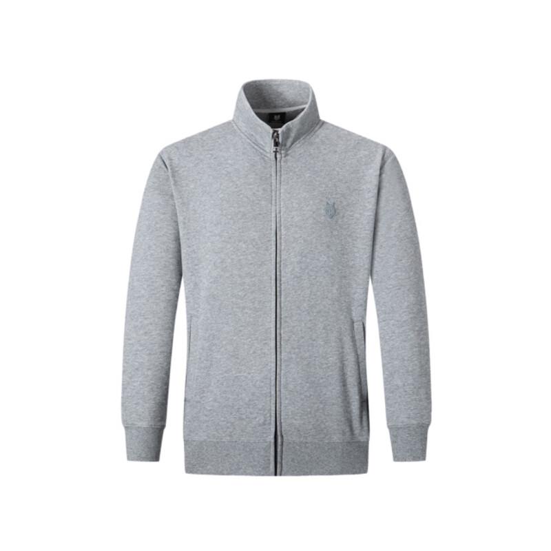 

SEPTWOLVES Men s Wolf Head Stand Collar Zip Sweatshirt 4XL (190cm)