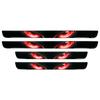 4pcs Car Door Sill Scuff Covers Door Panel Guards Protector Trim Anti-scratch Exterior Parts Car Decor Accessories Universal
