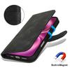 For iPhone 16 Plus Wallet Case Double Folded Edge Skin Touch PU Leather Flip Phone Cover