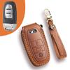 Suitable For2017 Model  A4A5A6A7A8/TT Q3Q5Q7 Handmade Cowhide High-End Car Key Cover Christmas Gift