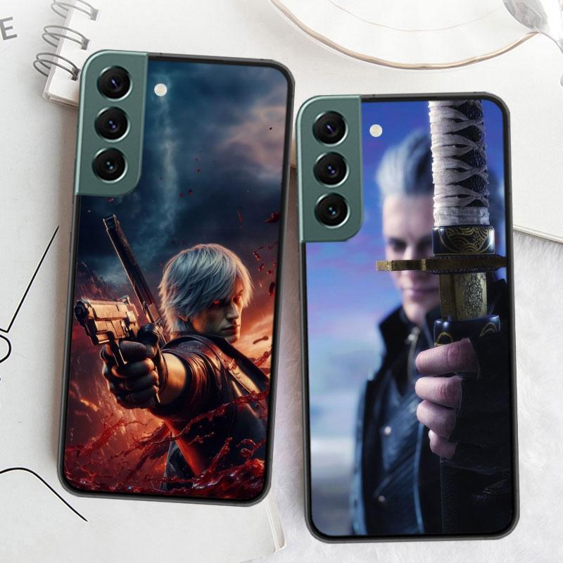 D-Devil May Cry DMC Phone Case For Samsung A15 A25 A35 A55 Galaxy A12 A22 A32 A52 A72 A54 A34 A24 A14 A53 A33 A23 A13 A73 A42 5G