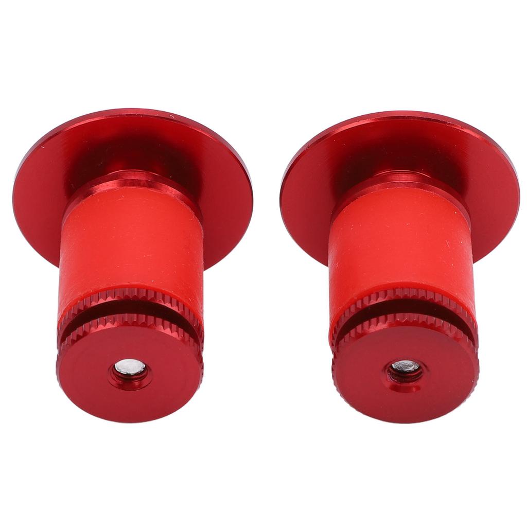 2PCS Bike Handlebar Plugs Aluminum Alloy Silicone Expanding Locking Bar End Caps Replacement for