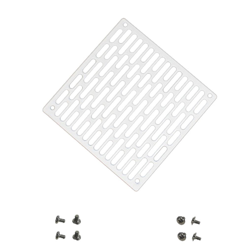 White Cooling Radiator Shield Cooling Fan Cover Durability for Desktop and Laptop Fan Protector PC Dust Filter