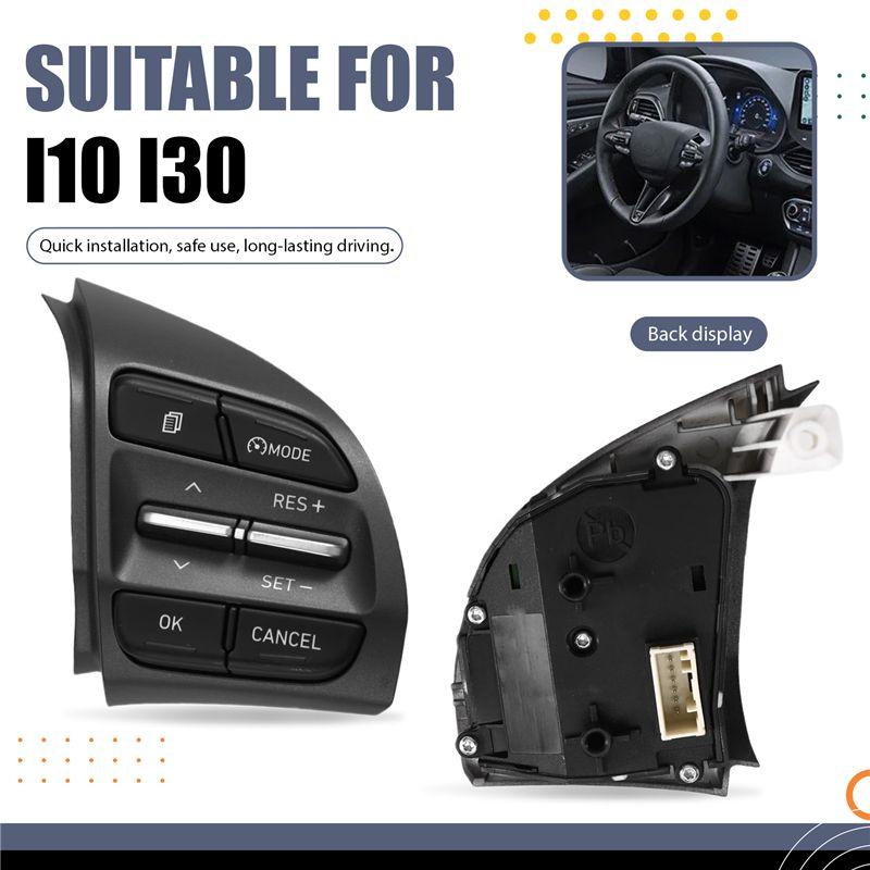 For I10 I30 Veloster Kona Steering Wheel Switch Button For Radio Cruise Control Right 96720-J9120