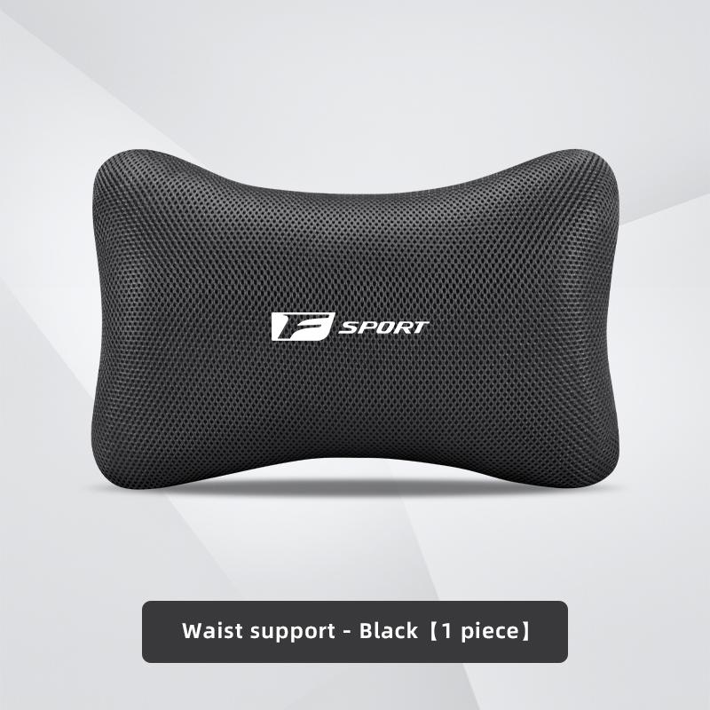 lexus Akcesoria do samochodu z lodowego jedwabiu, zagłówek, podparcie lędźwiowe, dla FSPORT LBX NX RX 350h 450h ES UX 300e GS GX IS LS LX CT LC RC GX460