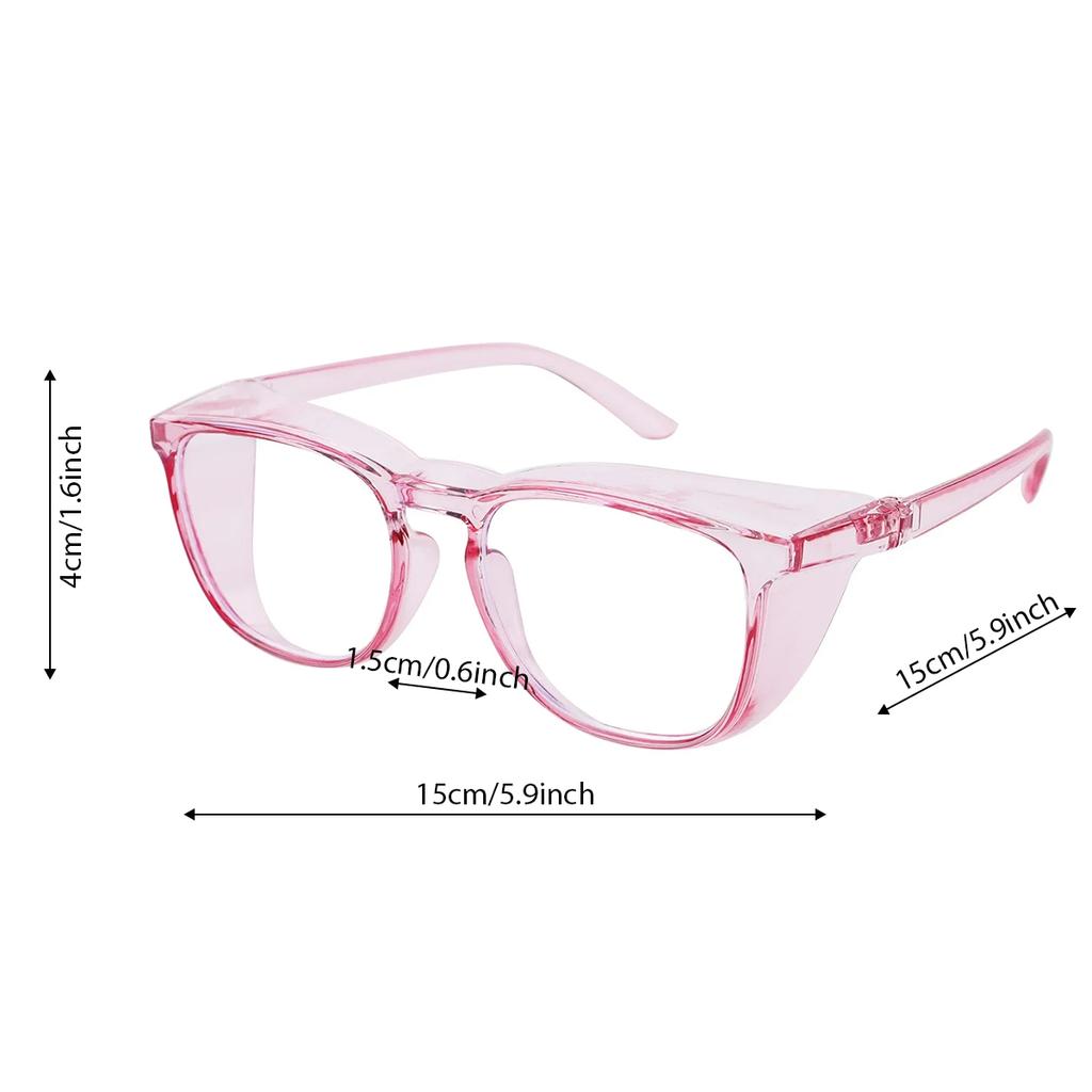 Mode Einfache Unifarbene Spritzschutzbrille Anti-Pollen Sonnenbrille Anti-Blaulicht Brille Brille Schutzbrille für Damen und Herren