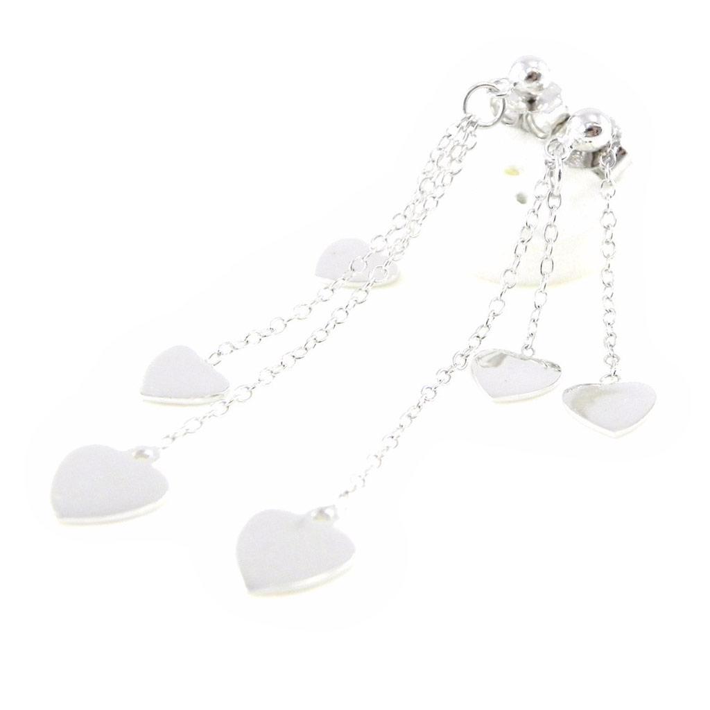 Les Trésors De Lily [F6918] - Silver Earrings 'Love Choreography'
