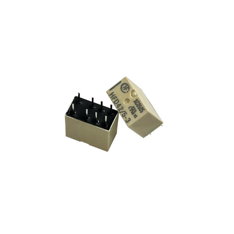 Hongfa Dual Inline Signal Relay HFD42/5-3 & HFD42/3-3, 4A Two Groups Changeover, Available.