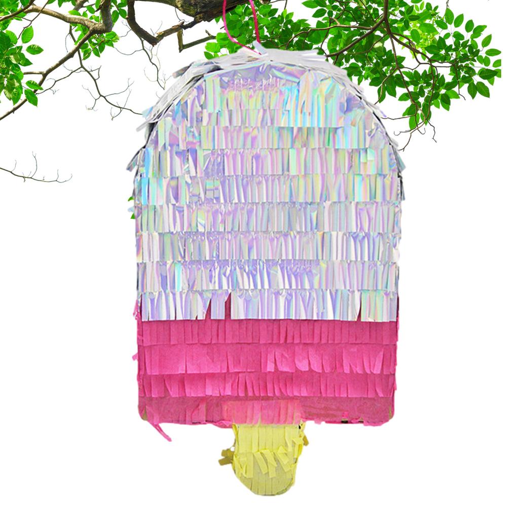 Alufolie Spielzeug Pinata Goldener Stern Pinata Party Fiesta Pinata Traditionelle Sternförmige Pinata Handgemachte Pinata Spiel Requisiten