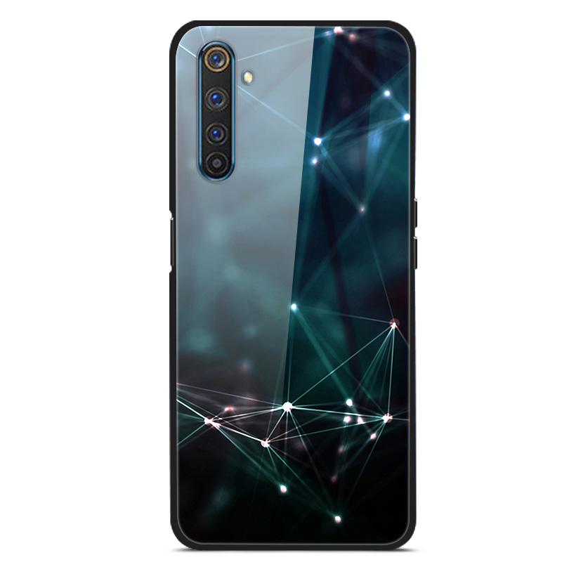 For OPPO Realme XT Tempered Glass Case Soft Bumper Hard Funda For OPPO Realme 6 Pro Realme X2 XT Phone Case Realme6 Back Cover