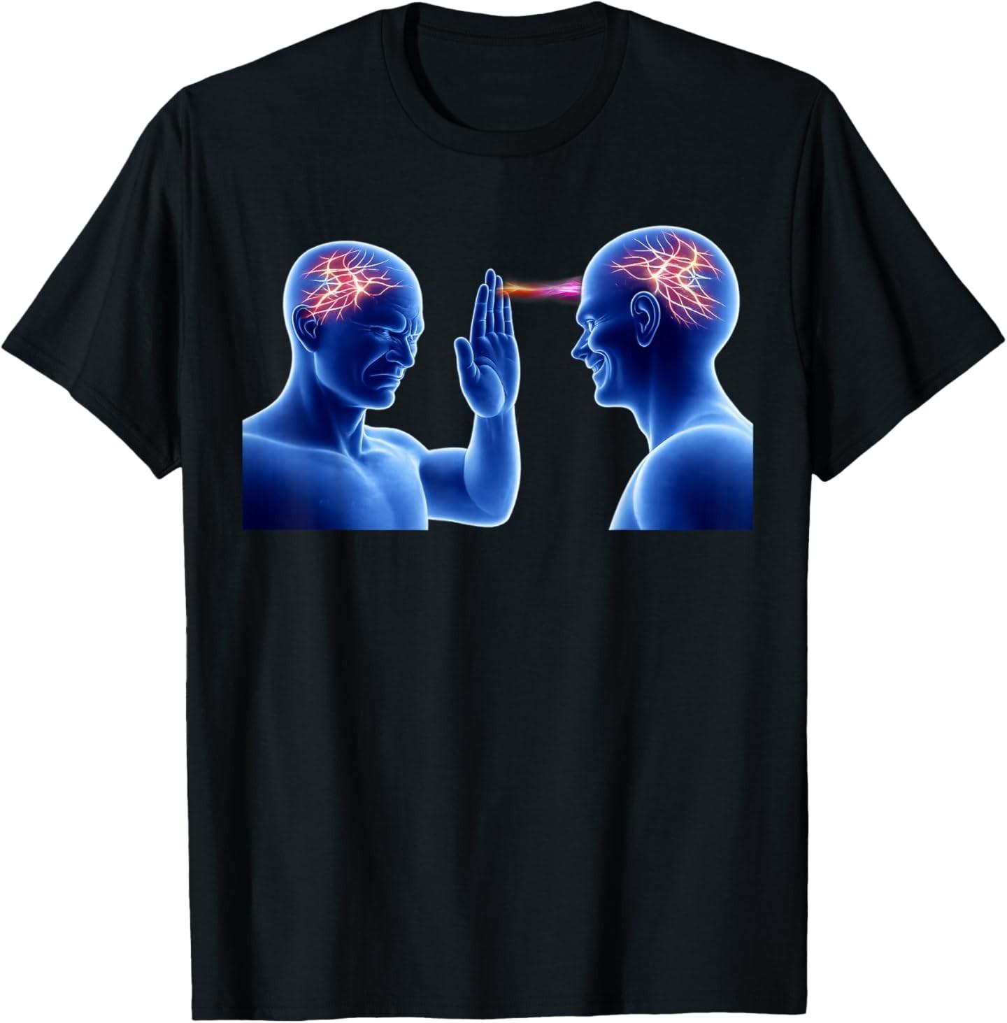 Funny Brain Stop Connection Tuff Meme T-Shirt S разноцветный