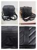 YSL Quilted Makeup Box Bag, Detachable Chain Crossbody Cosmetic Storage Pouch