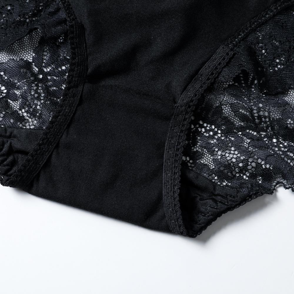 3Pcs/Set Sexy Lingerie Female Seamless Panties Super Large Underwear Women High Waist Lace Hollow Out Underpants Plus Size Brief