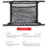 SEAMETAL Rete Portaoggetti per Auto Organizer per Sedile Anteriore Rete a Maglia a Doppio Strato Borsa a Rete Elastica Espandibile Accessori Interni