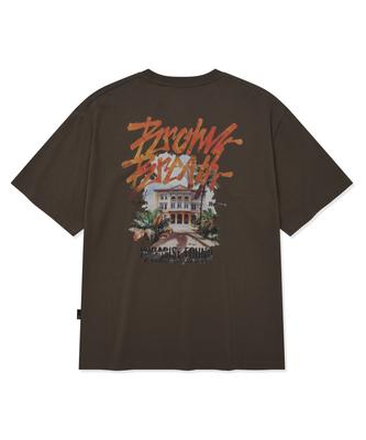 BROWNBREATH Tropical Crush Tag Tee - Brown