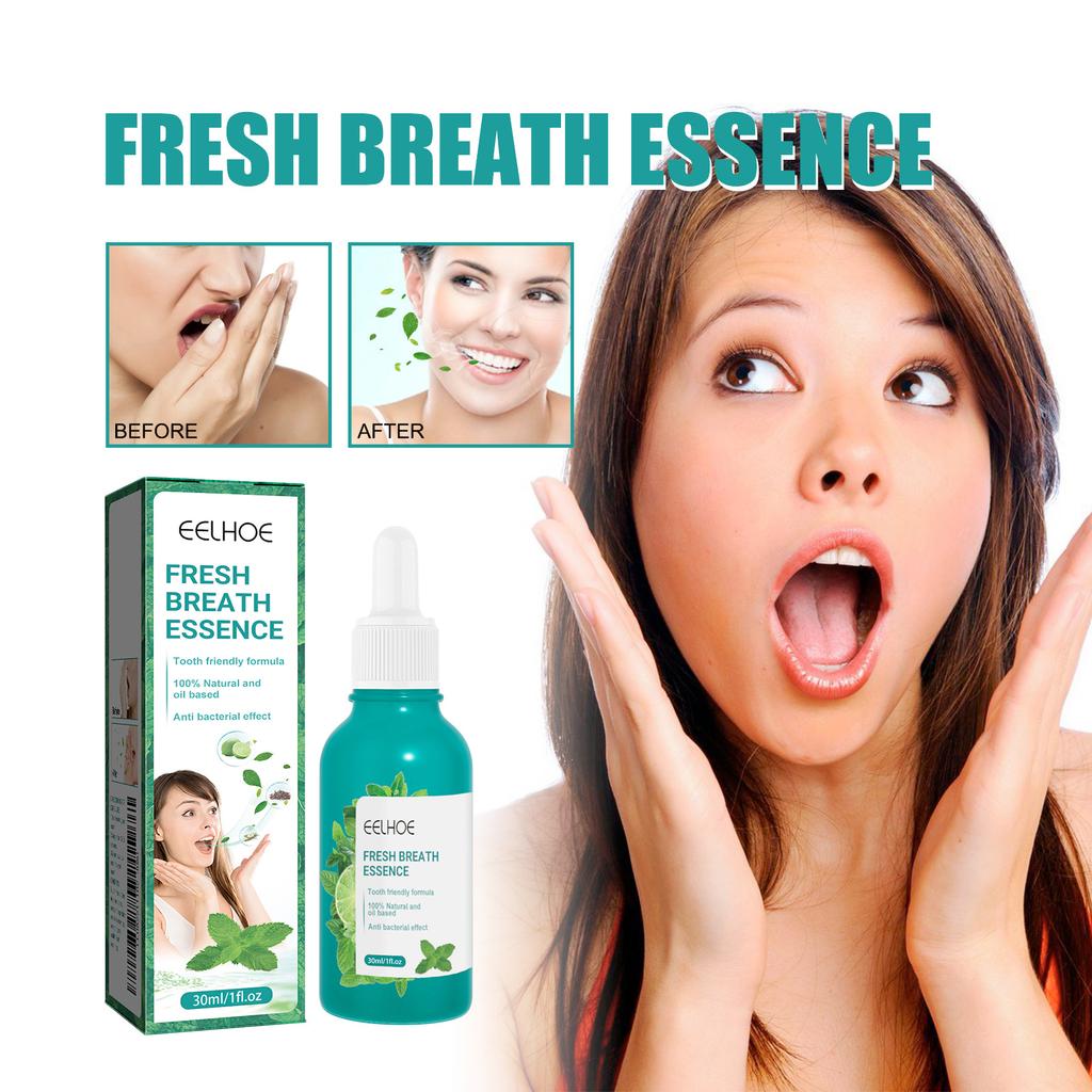 EELHOE Fresh Breath Essence - Gentle Daily Cleansing and Oral Care, Mint Flavor, Fresh Breath and Fragrance