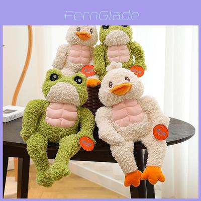 Pelúcias Criativas de Fitness Sapo e Pato Animais de Pelúcia Adoráveis Brinquedos Macios para Crianças