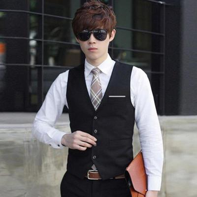 European Style Thickened Slim Fit Men's Casual Suit Vest