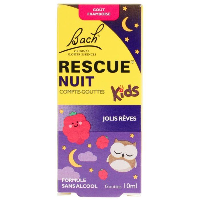 Rescue Nuit Bach Kids Compte-Gouttes Framboise 10 ml - Image 3