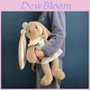 Plush Rabbit Doll With Floral Dress And Bow Decoration For Children And Girls