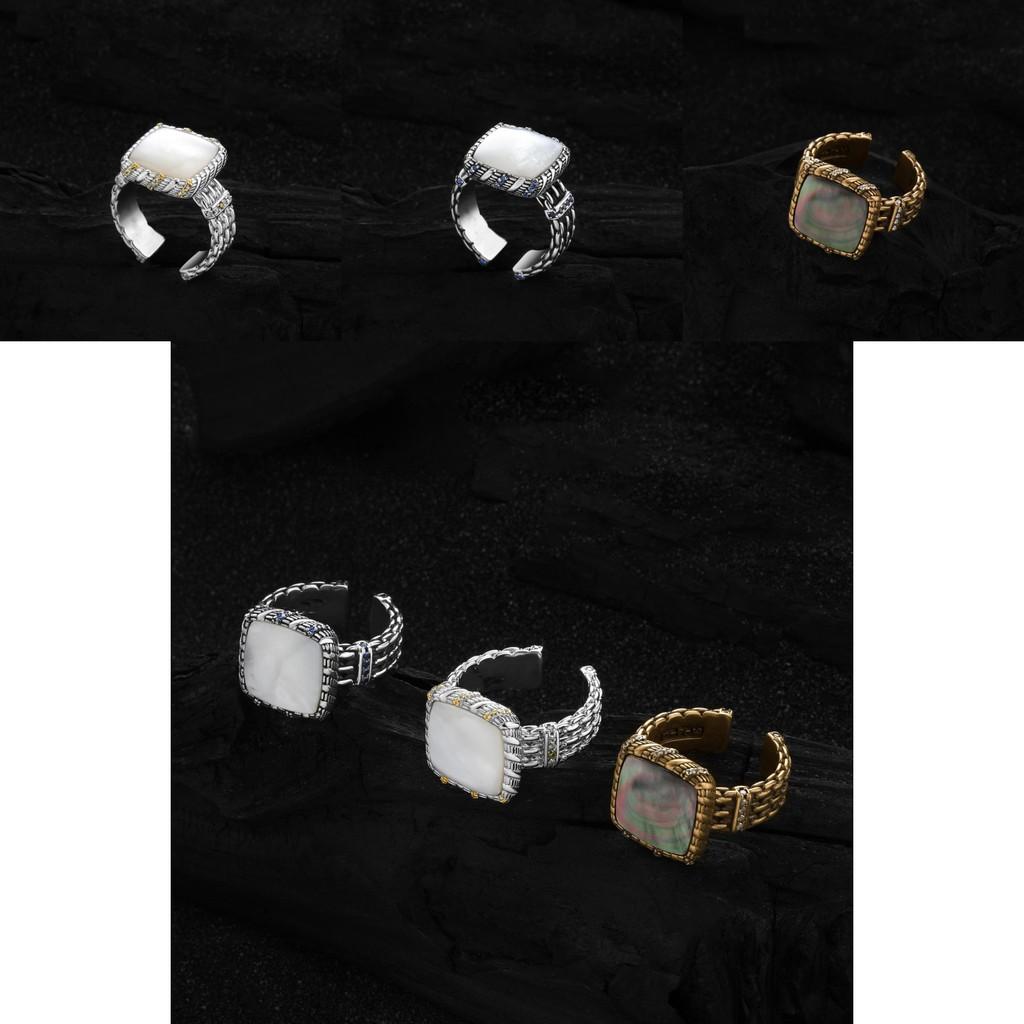 Minimalist Retro 925 Sterling Silver Square Ring For Women With Beautiful Cubic Zirconia