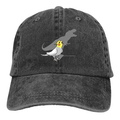 Gorras de Béisbol con Sombra de Dinosaurio Gorra con Visera Pájaros Loro Mascota Sombreros para el Sol para Hombres