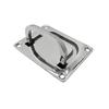 Solid 316 Stainless Steel Recessed Flip Up Handle For Boat Doors And Mobile Home Storage