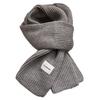 Solid color knitted scarf autumn and winter Korean atmosphere fashion student couple atmosphere scarf warm scarf wholesale