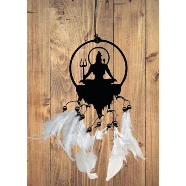 Acrylic Fancy Dream Catchers for Car Hanging Ornament | Elevate Car,Home,Office & Garden Decor | Divine God Elegance | Positive Vibes Mirror Decor