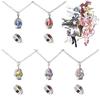 Magical Girl Madoka Magica Soul Gem Necklace & Ring Set COS Accessories