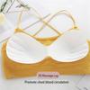 Reggiseno Sportivo Donna con Spalline Incrociate Reggiseno Sportivo Top Corto Yoga per Ombelico Top a Tubo Palestra Fitness Traspirante Bellezza Sexy Reggiseno Schiena