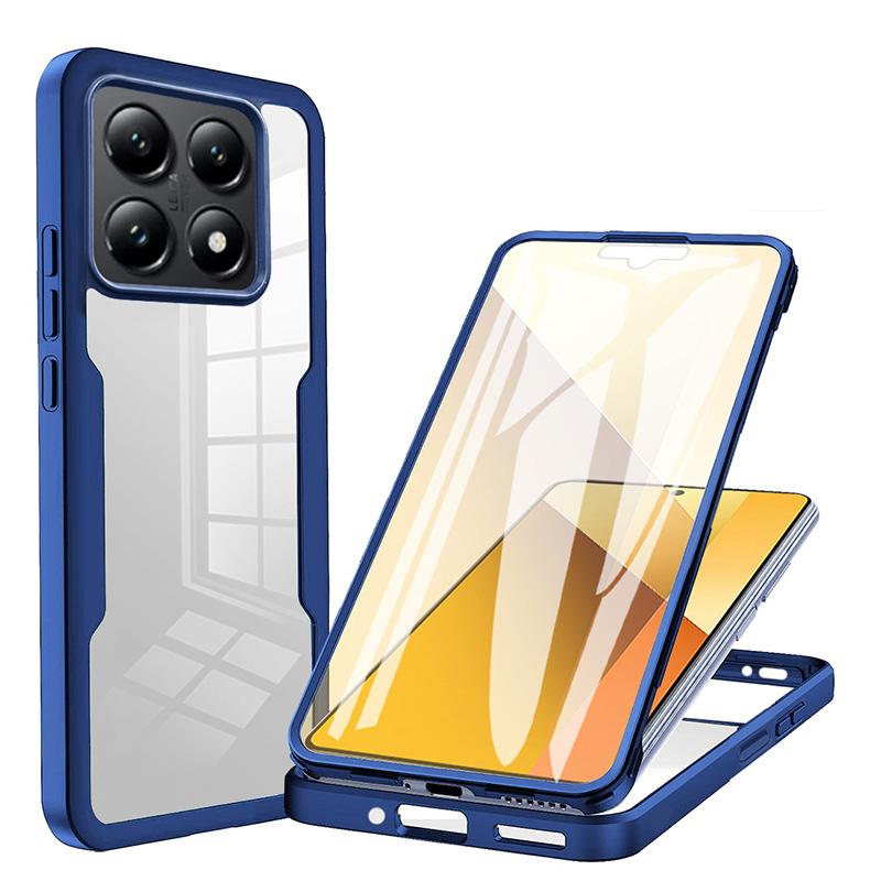 360 Full Body Screen Protector Case For Xiaomi 13 Pro 13T Mi 14 14t Pro 15 Pro Mi 15 Ultra Transparent Double Sided Bumper Cover