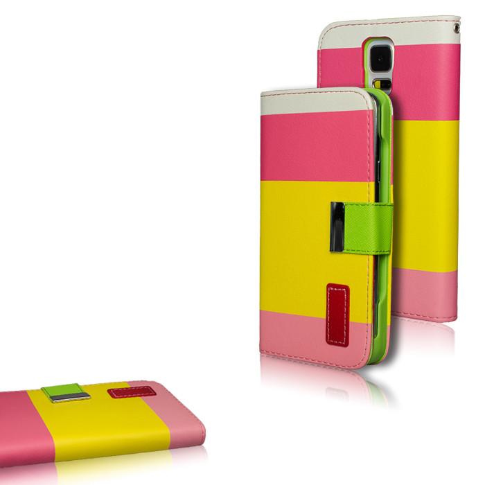 Phone Case Wallet With Metal Clasp And Stand For Travel And Daily Use