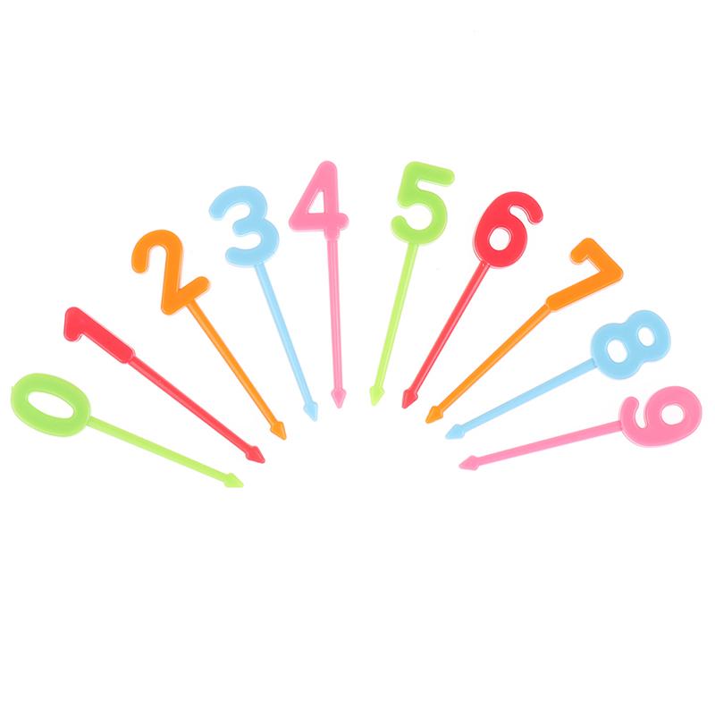 6-20pcs Animal Fruit Fork Mini Cartoon Children Snack Cake Dessert Food Fruit Pick Toothpick Bento Lunches Party Decoration