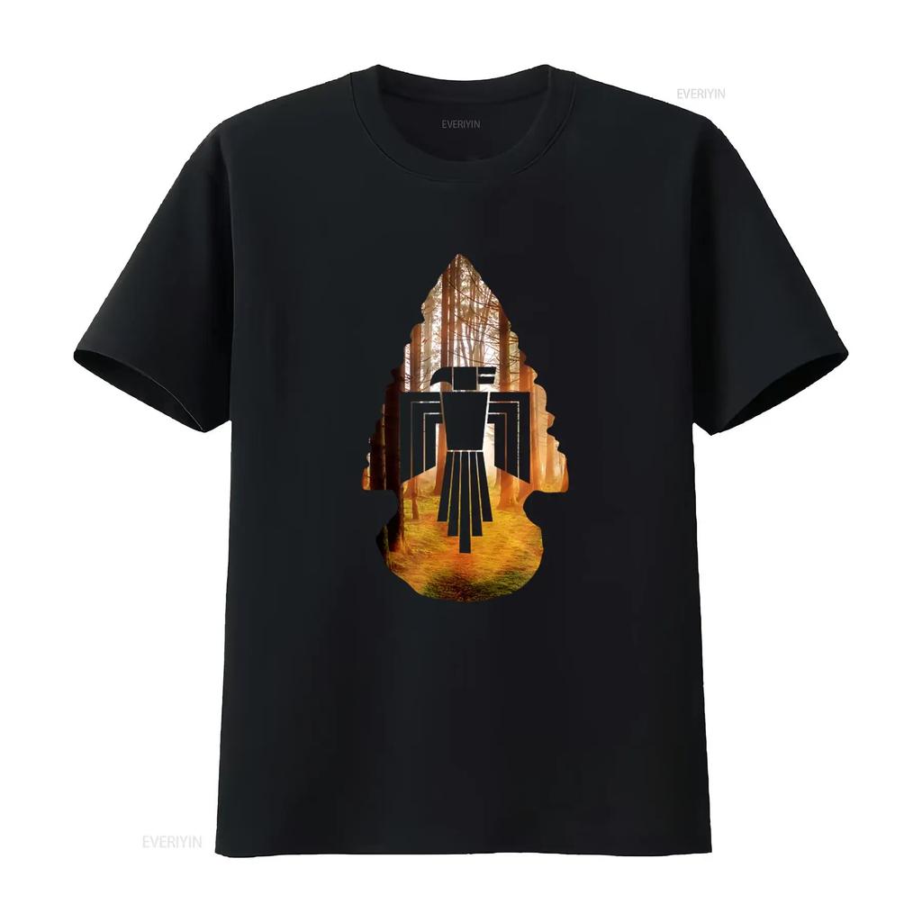 Native Arrowhead Eagle American Style T Shirt For Size S 5xl Vintage Washed Designer Clothes Breathable Graphic Unisex Slightly