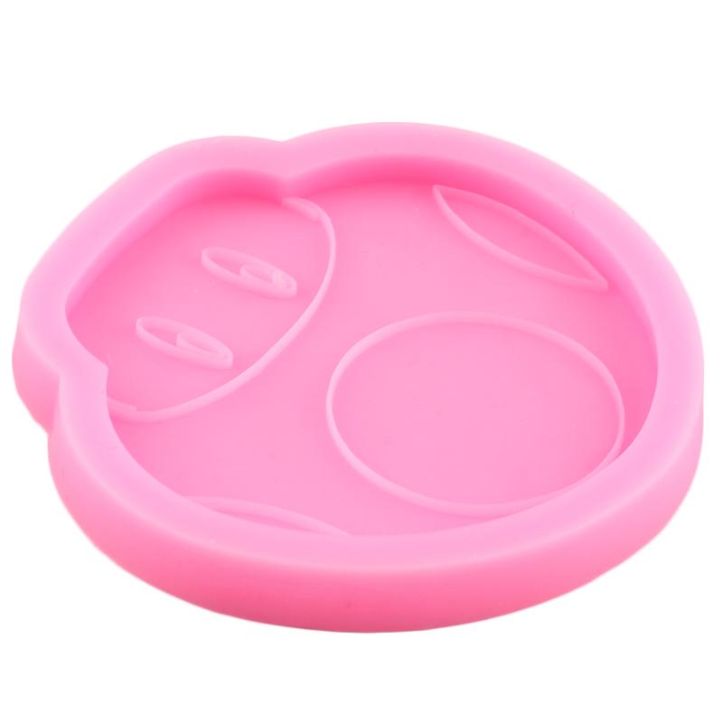Soppsjokoladeform Soppsilikonformer Kakepyntverktøy Cupcake Topper Godteri Sjokoladegummipastaformer
