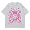 Sängerin Bad Gyal 2026 Tour Mode Print T-Shirt Unisex Damen Ästhetisches Trendiges T-Shirt Sommer reine Baumwolle Lässig Hip Hop T-Shirts