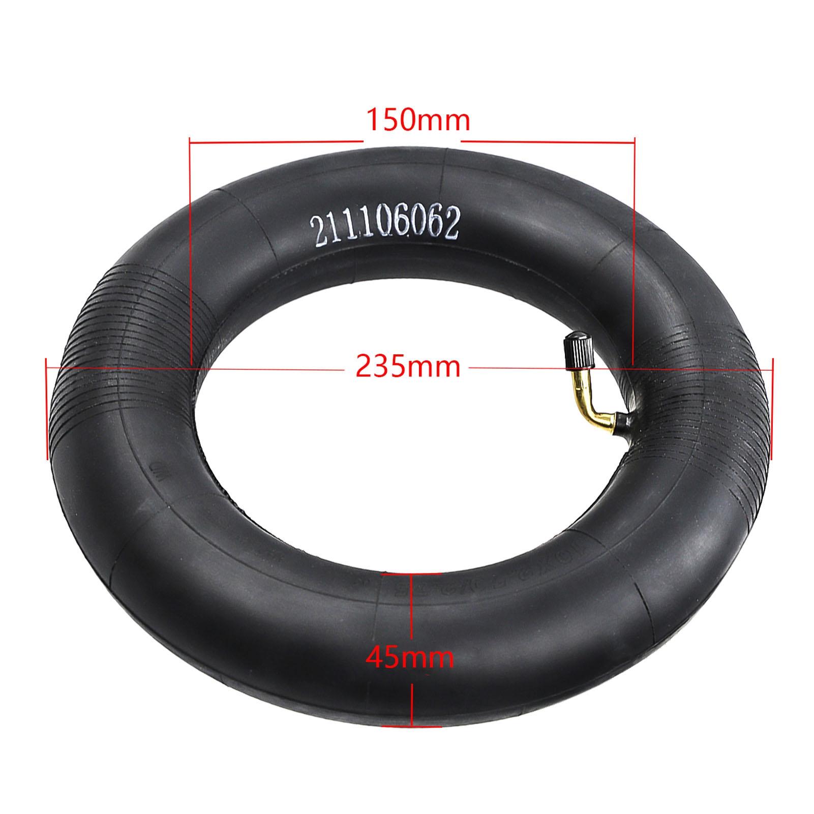 Electric Scooter Thickened Easy to Install 10x2.5/2.75 Inner Tire for 10in Electric Scooter Inflation Inner Tube чёрный