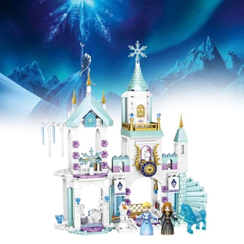 Enchanting Frozen Princess Castle Building Blocks Puzzle Toy For Creative Kids