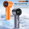 2026 USB Handheld Mini Fan: Digital Display, 199-Speed, High-Speed Turbine