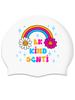 SENTI [Sc-2634] Kindsenti Wh Silicone Swim Cap