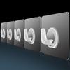 5/10Pcs Transparent Wall Hook Strong Self Adhesive Door Wall Hangers Hooks Suction Heavy Load Rack Cup Sucker Kitchen Bathroom