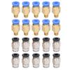 20Pcs 3D Printer Pneumatic Fitting PC4‑M6 PC4‑10 Accessory Set Kit for Creality Ender 3