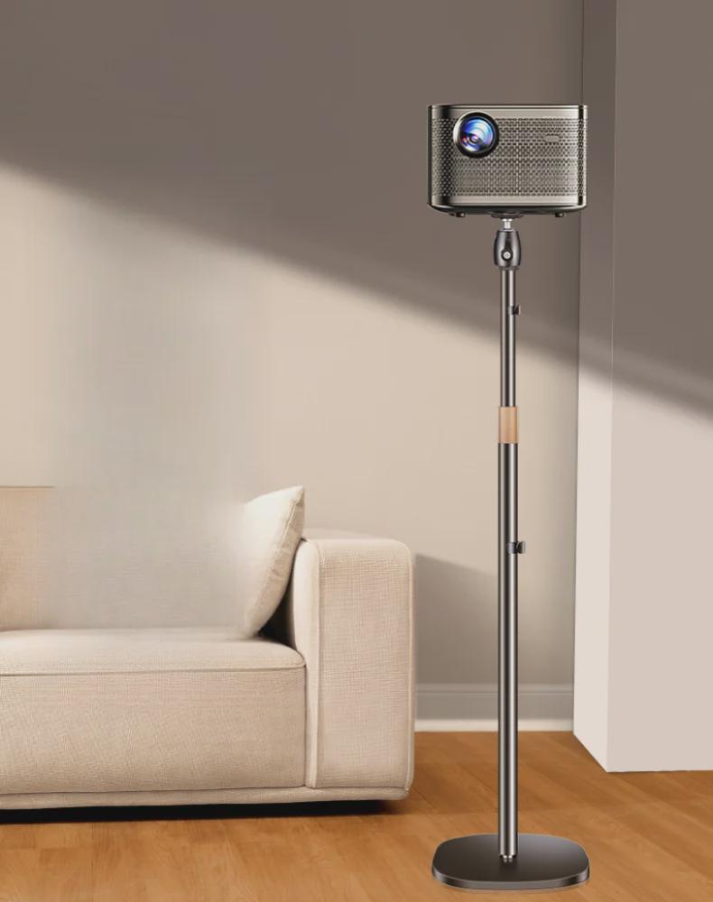 Universal Floor Projector Stand with Bedside Table Tray