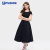 FILA FUSION Short Sleeve Casual Dress