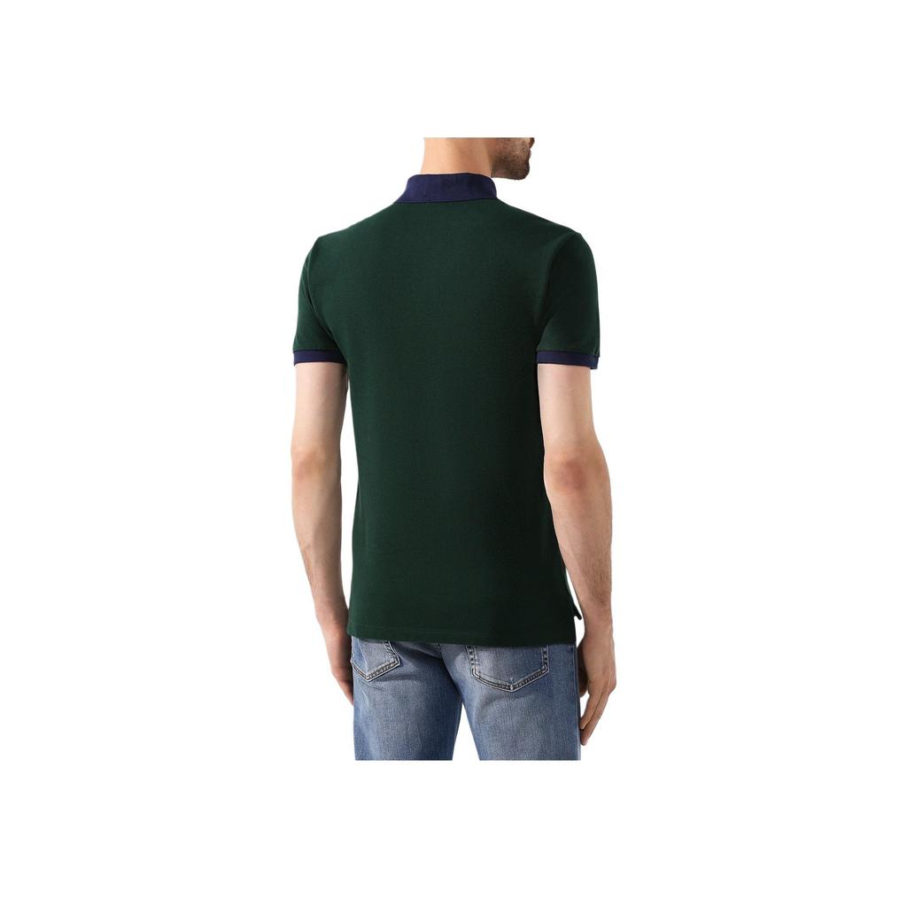 Polo Ralph Lauren Big Pony Embroidered Straight Fit Casual Short Sleeve Polo Shirt Men Tops Green 710752866-005
